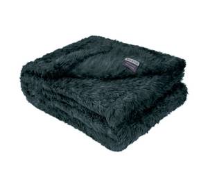 lot 10124 image: MACEVIA Fleece Blankets for Small Dog,(24x29 Inch, Black & Dark Green)