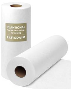 lot 10133 image: PLANTIONAL 11.6x30yd Medium Weight Iron on Non-Woven Fusible Interfacing