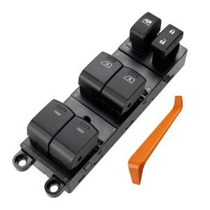 lot 10145 image: Dual-Auto Power Master Window Switch Compatible with Nissan 25401-ZT10A