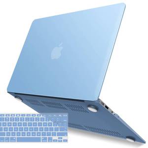 lot 10147 image: IBENZER Compatible with Old Version MacBook Air 13 Inch Case (2010-2017 Release). Models A1466  A1369, Plastic Hard Shell Case with Keyboard Cover for Mac Air 13, Airy Blue, A13ARBL1A