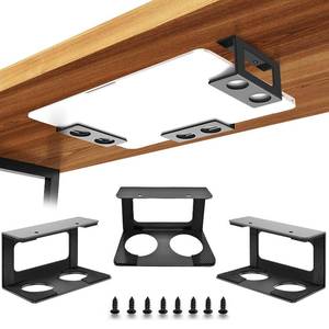 lot 10237 image: Teridokor Under Desk Laptop Mount, Aluminum Under Desk Laptop Holder