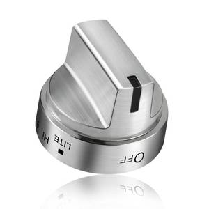 lot 10239 image: Stainless Steel WB03x24818 Gas Stove Knob Replacement for ge,PS11729081 AP5989029 Stainless Steel Stove Replacement Knobs,Compatible with ge Stove Knob��Not Universal��