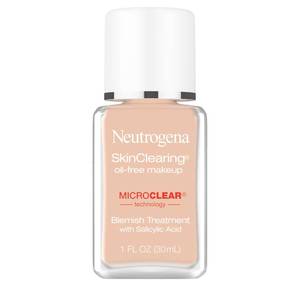 lot 10256 image: Neutrogena SkinClearing Liquid Foundation, 30 Buff, 1 fl oz