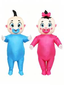 lot 13138 image: Deerdtride Inflatable Baby Costume 2 Pack 91 Inch  Retail $109.99