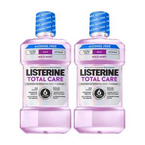 lot 13218 image: Listerine Total Care Alcohol Free Mouthwash Mild Mint 33.8 fl oz x 2