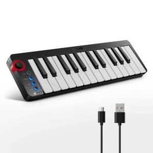 lot 13244 image: Donner N-25 25-Key Mini MIDI Keyboard Controller