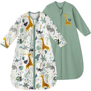 lot 14002 image: Yoofoss Baby Sleep Sack 18-24 Months Long Sleeve 100% Cotton 0.5 Tog