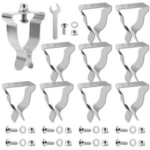 lot 14417 image: Window Well Cover Spring Clips Steel 2.36 Inch 10 Pack