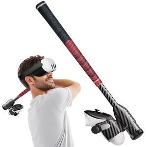 lot 17909 image: Lersyco VR Golf Club Attachment for Quest 33S Right Controller 17.5 Inch