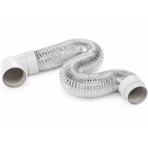 lot 17939 image: Ziggurat Products Dryer Vent Connector Kit 90 Degree Elbow 4 Inch STV-90