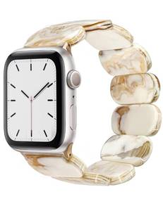 lot 18079 image: Heesch Stretchy Resin Watch Band for Apple Watch 42444549mm Women