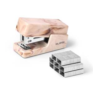 lot 18996 image: Deli Mini Desktop Stapler, 25 Sheet Capacity, 830 Staples Included