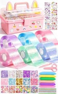 lot 20197 image: BENWIL Nano Tape Squishy Bubble Making Kit DIY Craft (Lid Cracked)