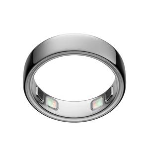 lot 20217 image: Oura Ring 5 Smart Ring Silver Size 7 Fitness & Sleep Tracker  Retail $399