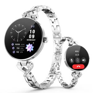 lot 20232 image: SOUYIE Smart Watch for Women 1.04 AMOLED Touchscreen Answer Make Calls (Charger Not Included)  Retail $154.99