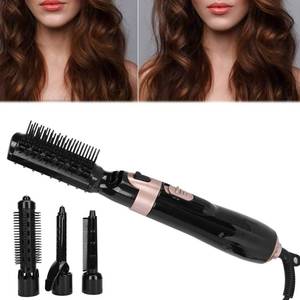 lot 20239 image: Brrnoo 4 in 1 Hot Air Brush Set Curling Iron with Replaceable Heads