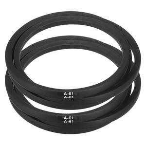 lot 20243 image: uxcell Classic Wrapped Rubber V-Belt A61 61in Inside Circumference A Profile