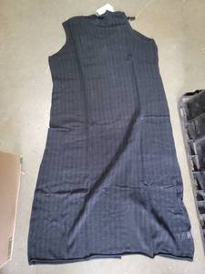 lot 20003 image: A New Day Womens Black Sleeveless Pointelle Knit Maxi Dress Size 1X