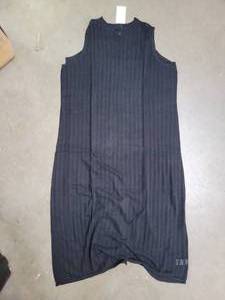 lot 20280 image: A New Day Black Open-Knit Sleeveless Long Dress 1XL
