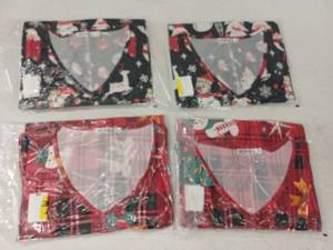 lot 12445 image: Lot of 4 VEPKUL Womens Christmas Print Dresses With Pockets - Sizes 2X