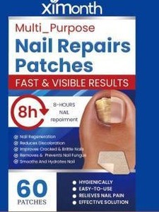 lot 12458 image: Ximonth Multi-Purpose Nail Repairs Patches 60 Patches, Lot of 2 Boxes