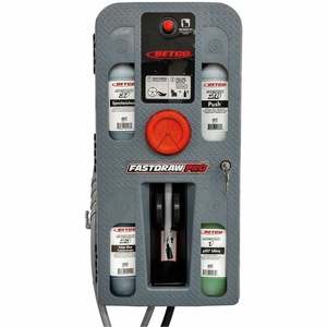 lot 12491 image: Betco Fast Draw Pro 4-Bay Chemical Dispenser  Retail $86.11