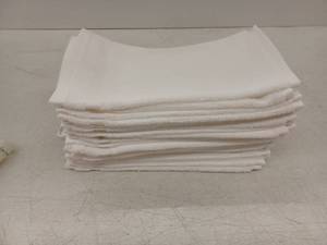 lot 12544 image: Grandeur Hospitality 24-Pack White Washcloths 13in x 13in