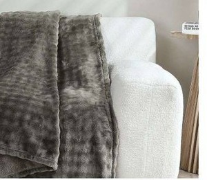 lot 12552 image: Monte & Jardin Jacquard Throw Blanket 60 x 70 in Sage Green Polyester