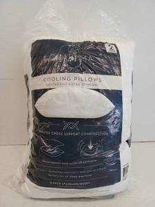 lot 12705 image: Charisma Cooling Pillows 2-Pack StandardQueen 20in x 28in Quilted