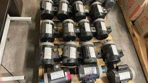 lot 16579 image: (15) Ironhorse General Purpose Industrial 12HP Motors