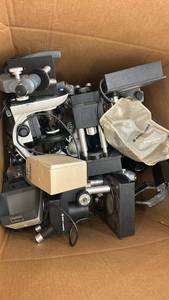 lot 16648 image: Bausch & Lomb Laboratory Microscope Lot
