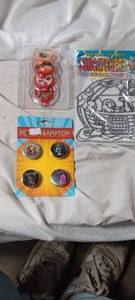 lot 2369 image: Peter Frampton pins, Goof proof painting templet