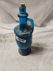 lot 2317 image: Blue sand Glass Bottle