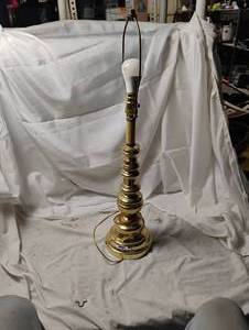 lot 2328 image: Gold Lamp