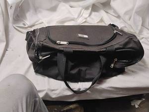lot 2355 image: Small Black protocol bag with strap