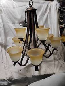 lot 2326 image: Multi light Chandelier