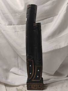 lot 2311 image: Hand Carved Wooden Navaj Long Hair Kachina
