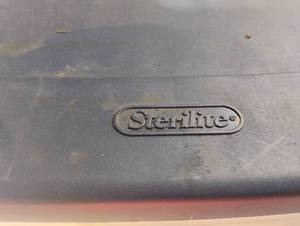 lot 2270 image: Medium Plastic Storage Container