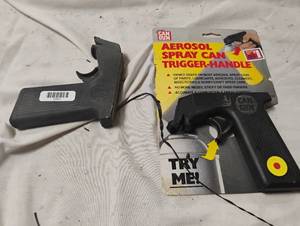 lot 2295 image: Aerosol Spray Can Trigger Handle
