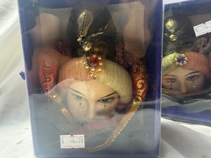 lot 2131 image: Vintage Porcelain jester dolls