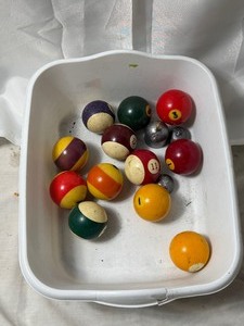 lot 2145 image: Pool ball set