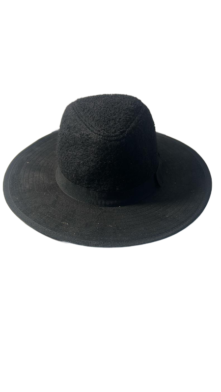 lot 15529 image: International Concepts Black Wide Brim Hat One Size