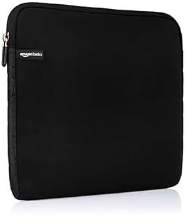 lot 15560 image: Amazon Basics 15.6-Inch Laptop Sleeve, Protective Case with Zipper - Black (B00CD8AFT8)