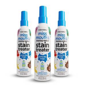 lot 43468 image: Miss Mouths Messy Eater Stain Treater Spray - 4oz  Stain Remover - Newborn & Baby Essentials - No Dry Cleaning Food, Grease, Coffee Off Laundry, Underwear, Fabric