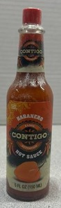 lot 9508 image: Contigo Habanero Hot Sauce 5 fl oz (150 ml) (Exp. June 2029)
