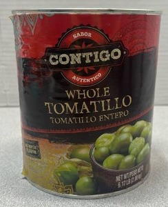 lot 9512 image: Contigo Whole Tomatillo 6.17 lb (2.80 kg) Can