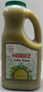 lot 9517 image: Herdez Salsa Verde Mild 4 lb 4 oz (1.93kg)