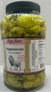 lot 9525 image: Ron Son Pepperoncini 3 lb 10 oz Jar 5950RS