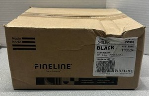 lot 9542 image: Fineline Large Ladle 11 in 3.5 oz Black 72 Count Case 540.BK