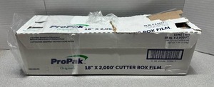 lot 9554 image: ProPak 18 in x 2,000 ft Cutter Box Film Foodservice Film 11962